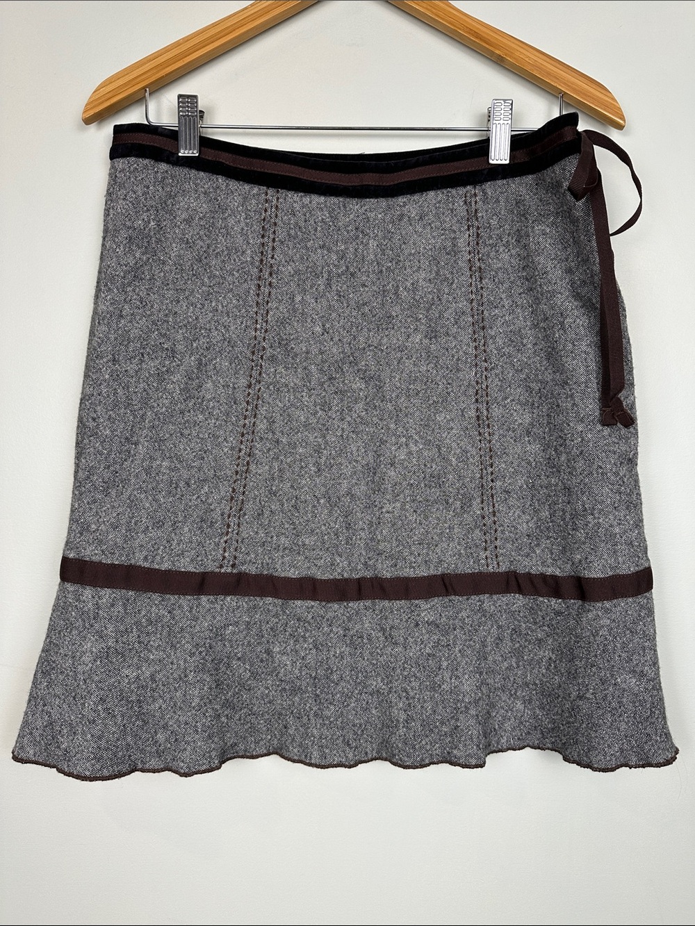 91. JACOB wool blend skirt
